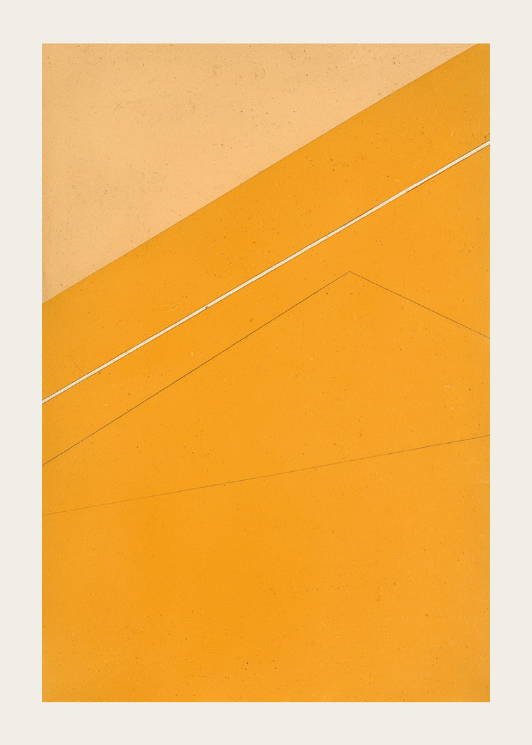 Warm and stylish poster with geometric shapes.-12