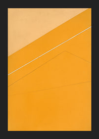 Warm and stylish poster with geometric shapes.-5