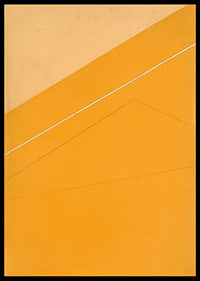 Warm and stylish poster with geometric shapes.-6
