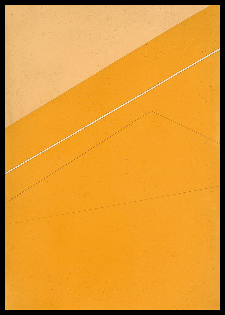 Warm and stylish poster with geometric shapes.-12