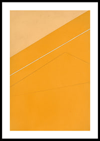 Warm and stylish poster with geometric shapes.-0