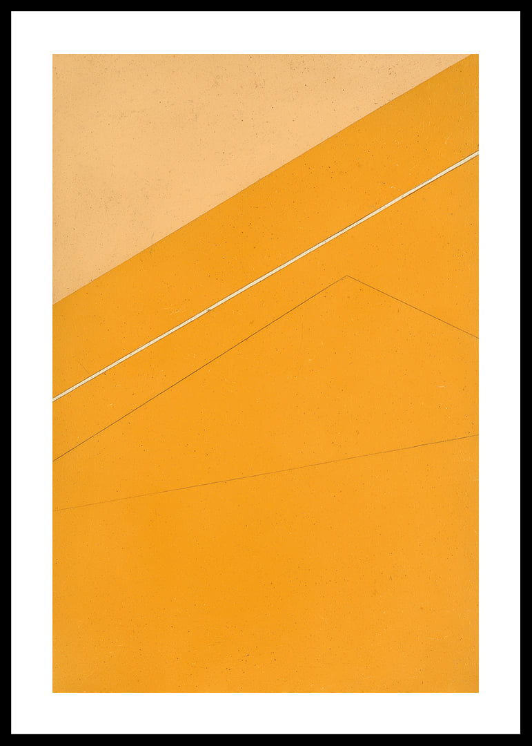 Warm and stylish poster with geometric shapes.-12