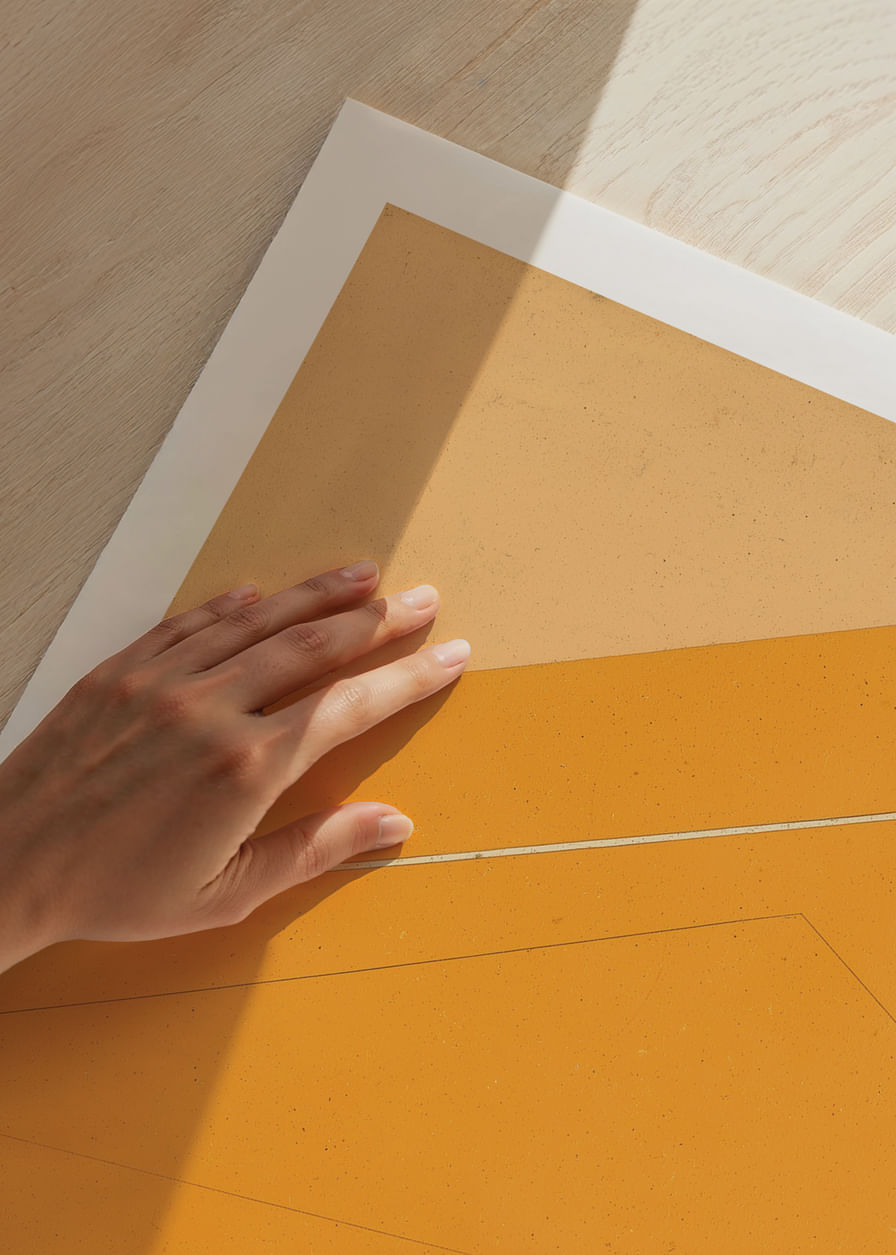 Poster cald și elegant, cu forme geometrice.-12