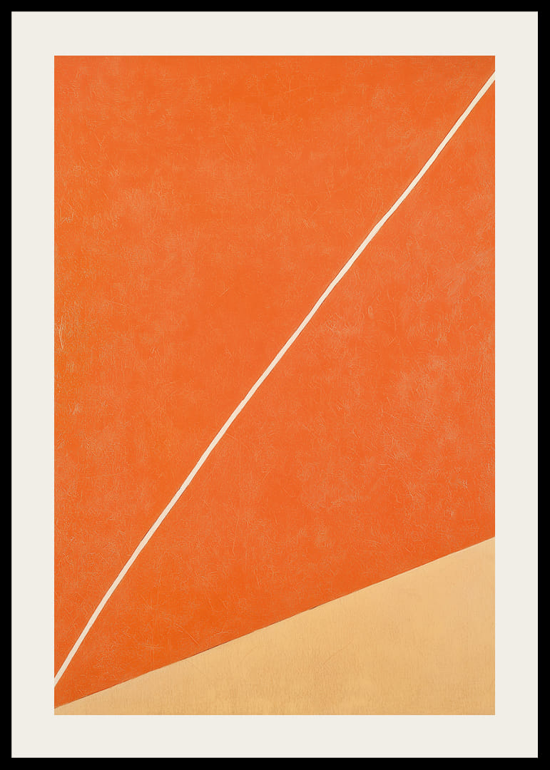 Digonal Poster Orange Diagonal Harmony Poster | Abstrakt | Gallerix.se