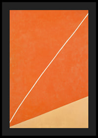 Ett kraftfullt diagonalt spel av färger och linjer.-4