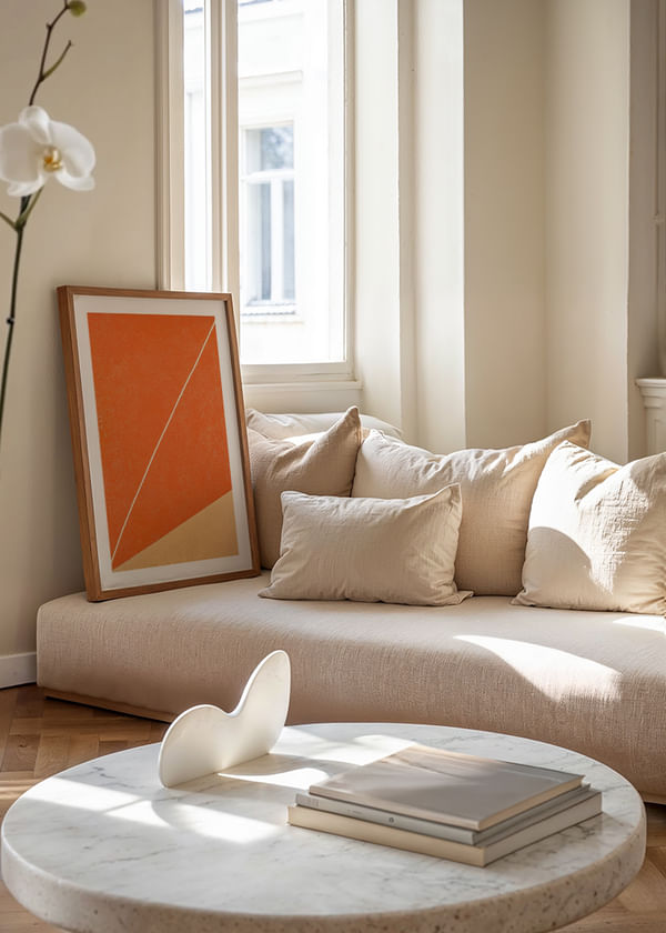 Poster Orange Diagonal Harmony crossfade