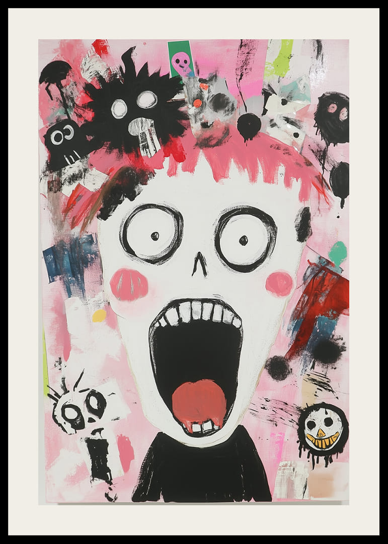 Un voyage émotionnel explosif et coloré capturé dans l'œuvre d'art.-12