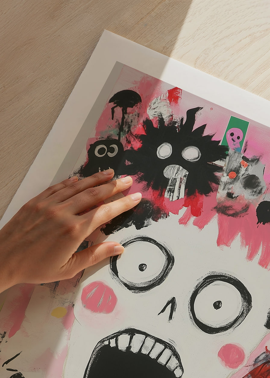 Un viaje emocional explosivo y colorido capturado en la obra de arte.-12