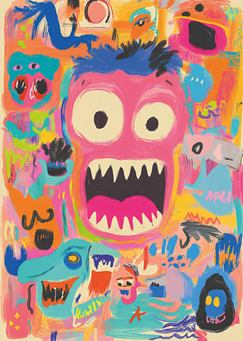 Poster Colorful Pandemonium