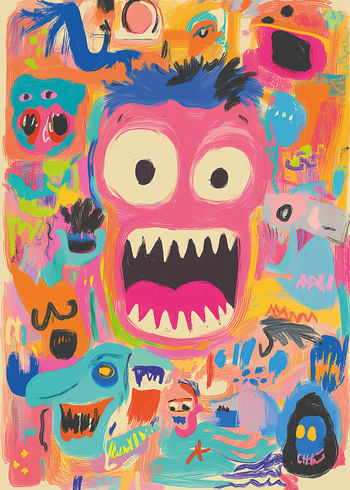 Poster Colorful Pandemonium