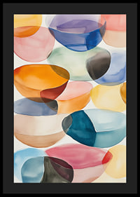 Colorful, floating shapes spread harmony and joy.-4