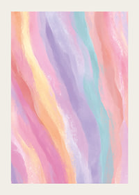 Soft pastel waves create a peaceful atmosphere.-3