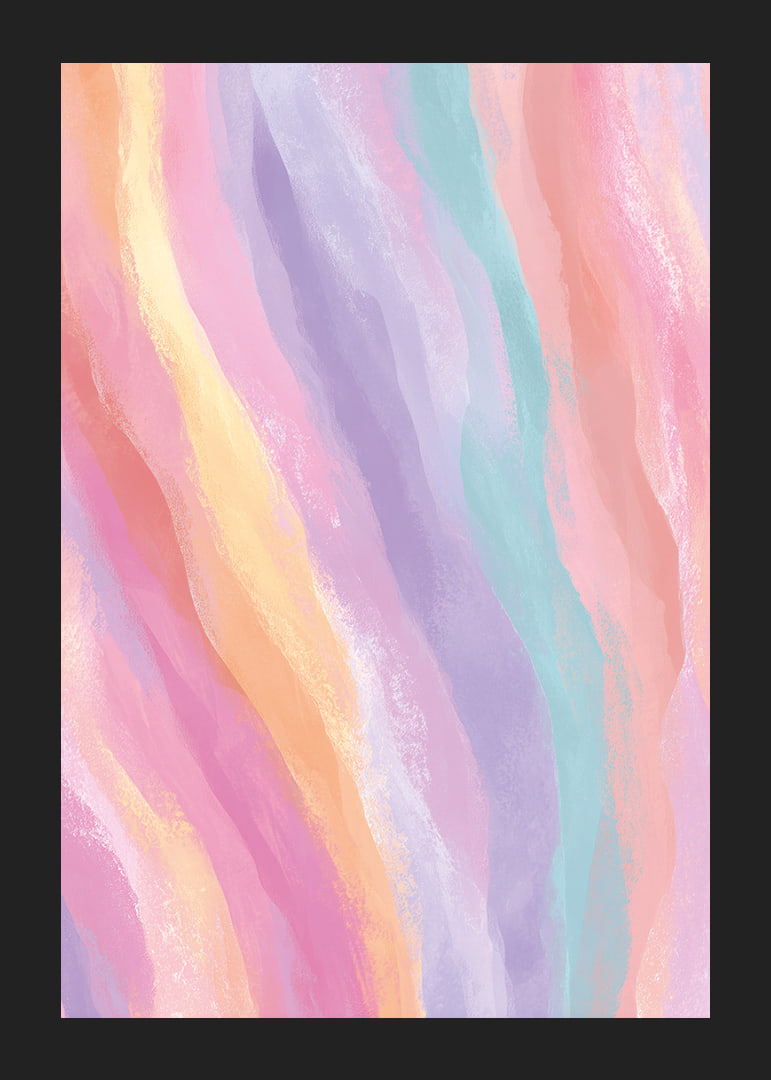 Soft pastel waves create a peaceful atmosphere.-12