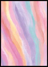 Les douces vagues pastel créent une atmosphère paisible.-2