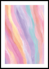Les douces vagues pastel créent une atmosphère paisible.-0
