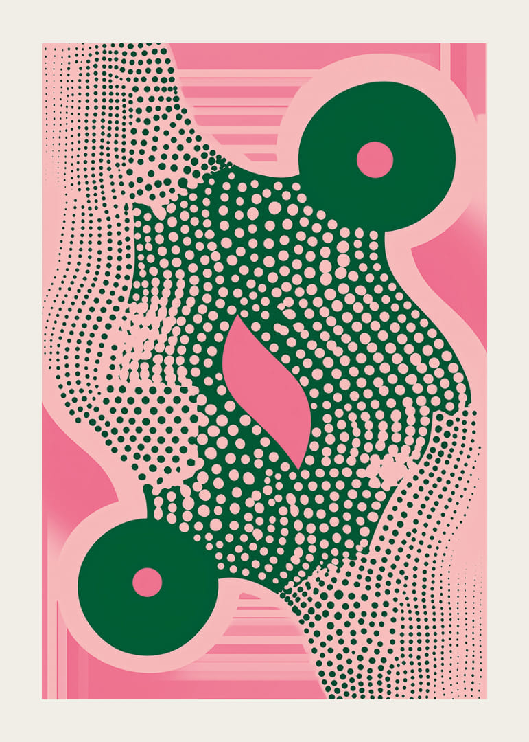 Une affiche colorée avec des mouvements vibrants et des contrastes audacieux.-12