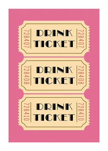 Poster Ticket To Taste