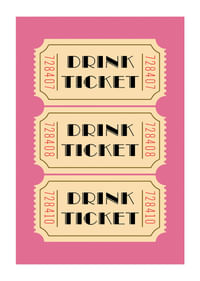 Drie elegante drankbonnetjes op een roze achtergrond.-1