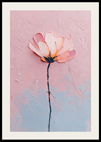 A flower in soft pastel tones captures the eye's peace.-2