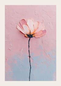 Eine Blume in sanften Pastelltönen fängt die Ruhe des Auges ein.-3