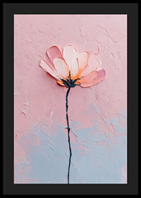 A flower in soft pastel tones captures the eye's peace.-4