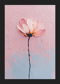 Eine Blume in sanften Pastelltönen fängt die Ruhe des Auges ein.-5