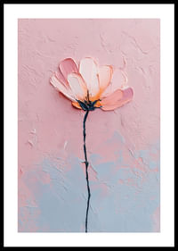 Une fleur aux tons pastel doux capture la paix du regard.-0