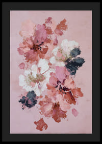 Zachte bloemen in warme tinten roze en wit.-4