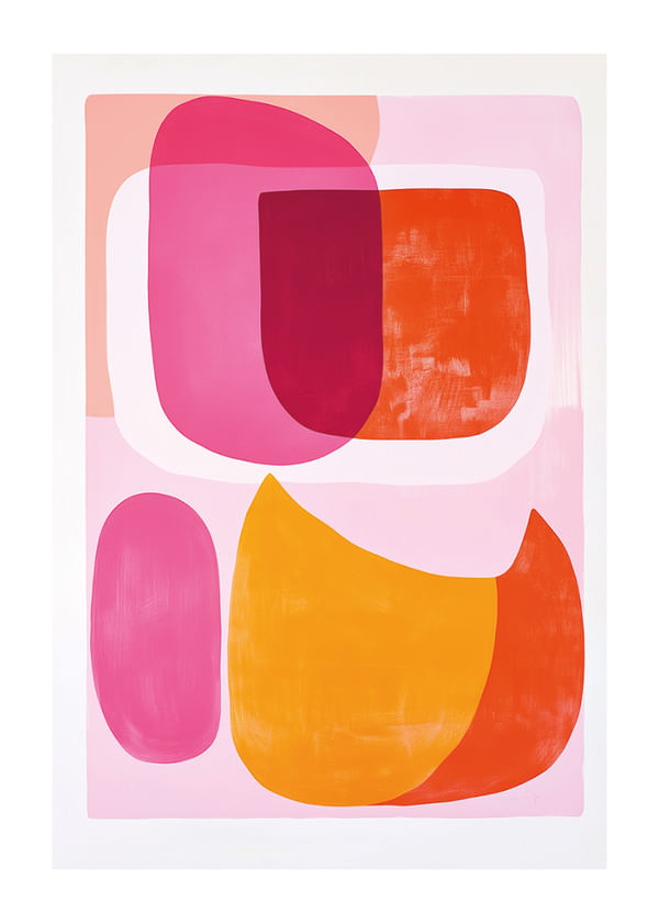 Poster Vibrant Pink Harmony