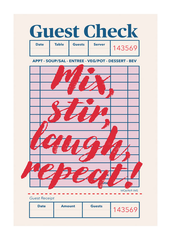 Poster Recipe For Joy