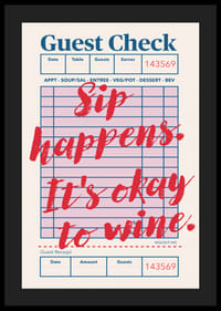 Lekfull poster med ett charmigt budskap om vin.-4