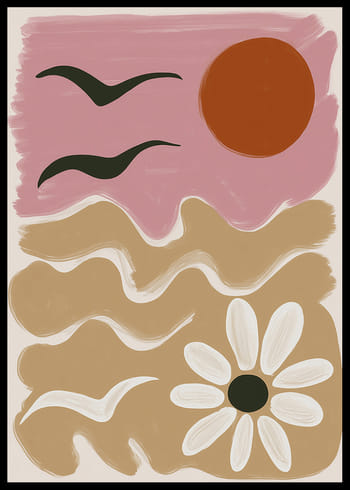 Poster Blissful Waves Harmony