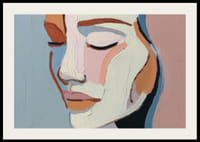 Mjuk elegans möter färgrik harmoni i en stillsam abstraktion.-2