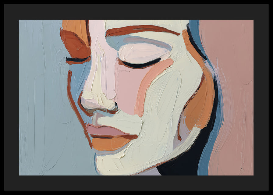 Soft elegance meets colorful harmony in a tranquil abstraction.-12