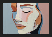 Mjuk elegans möter färgrik harmoni i en stillsam abstraktion.-5