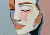 Soft elegance meets colorful harmony in a tranquil abstraction.-7