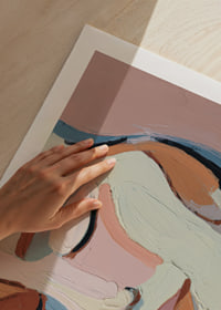 Soft elegance meets colorful harmony in a tranquil abstraction.-9