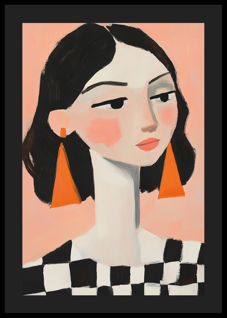 Elegante portretten van vrouwen met kleurrijke details trekken de aandacht.-12