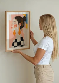Colorful abstract elegance with geometric charm.-8