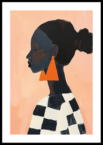 Poster Orange Echoes