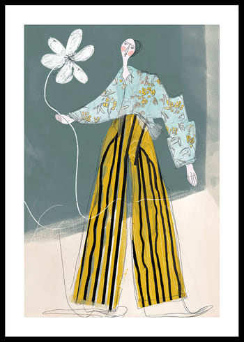 Poster Artful Floral Reverie