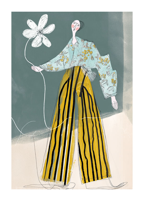 Poster Artful Floral Reverie