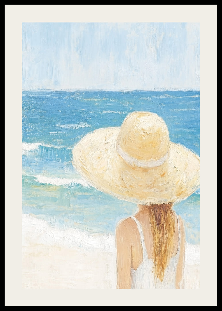 Peaceful beach with sun and the soft waves of the sea.-12