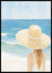 Peaceful beach with sun and the soft waves of the sea.-6