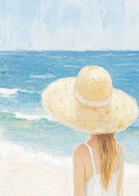 Peaceful beach with sun and the soft waves of the sea.-7