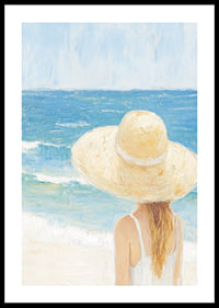 Peaceful beach with sun and the soft waves of the sea.-0