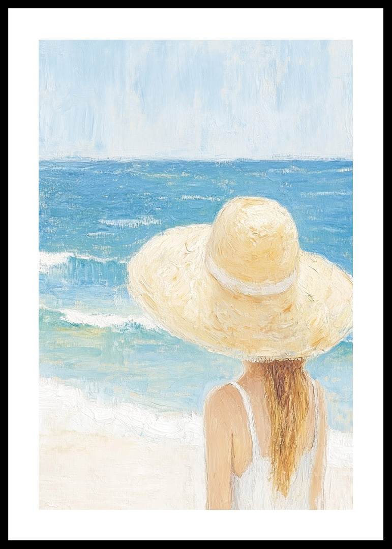 Peaceful beach with sun and the soft waves of the sea.-12