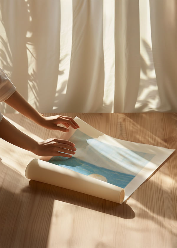 Poster Serene Seaside Escape crossfade