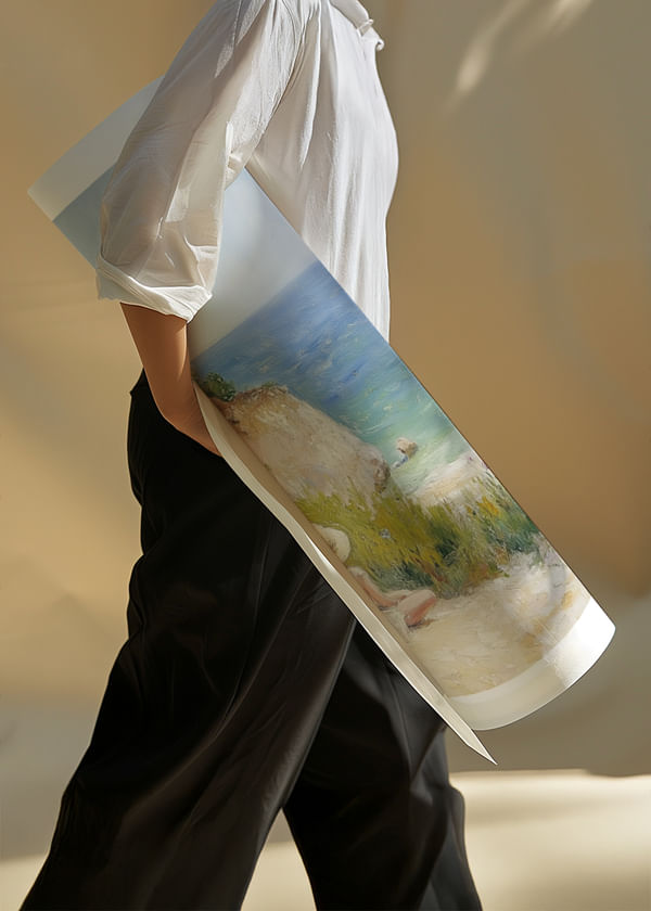 Poster Meditative Seaside Horizon crossfade