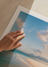 A dreamy shoreline meets the clear blue sea.-9